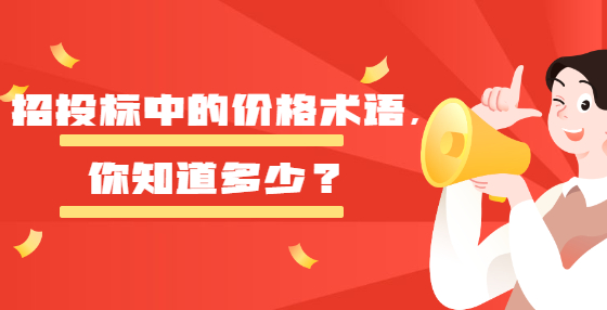 招投标中的价格术语，你知道多少?
