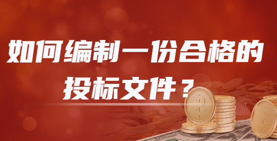如何编制一份合格的投标文件？