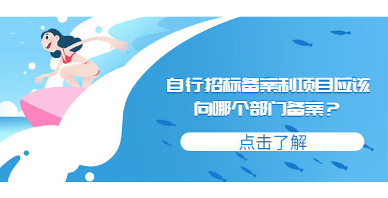 自行招标备案制项目应该向哪个部门备案？