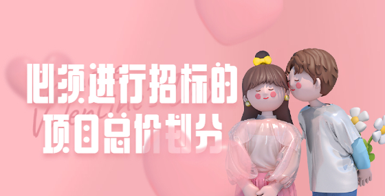 必须进行招标的项目总价划分