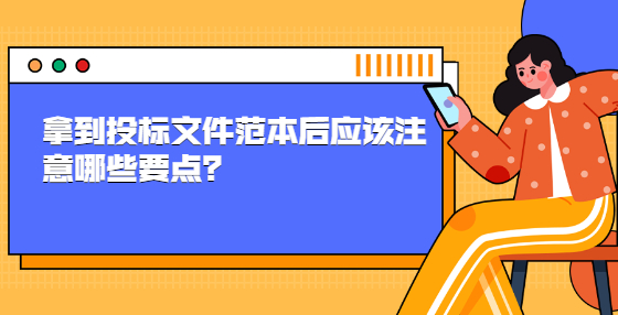 拿到投标文件范本后应该注意哪些要点？