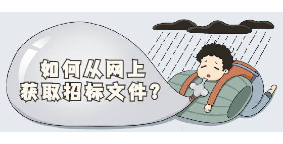 如何从网上获取招标文件？