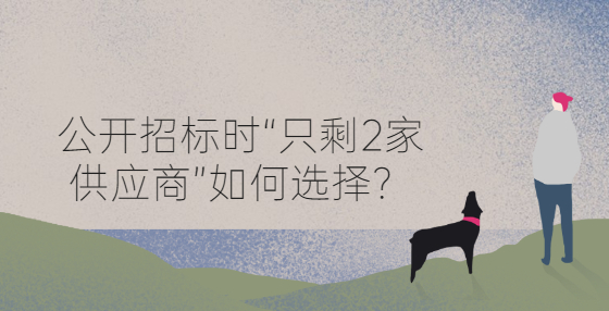 公开招标时“只剩2家供应商”如何选择？