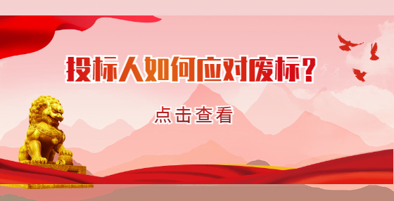 投标人如何应对废标？