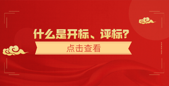 什么是开标、评标？