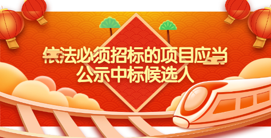 依法必须招标的项目应当公示中标候选人