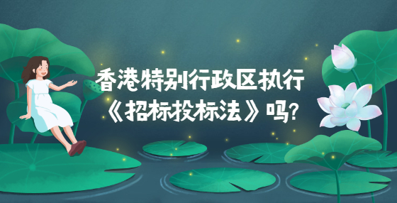 香港特别行政区执行《招标投标法》吗?