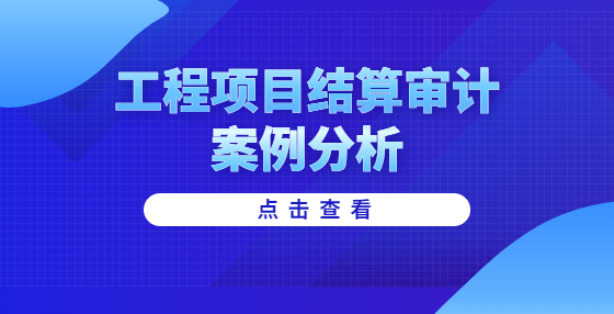 工程项目结算审计案例分析