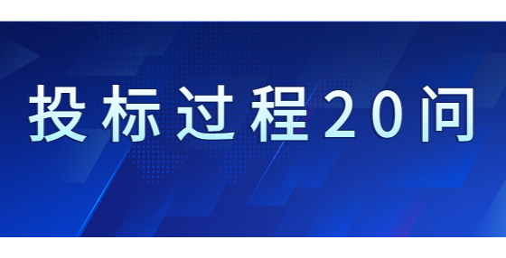 投标过程20问