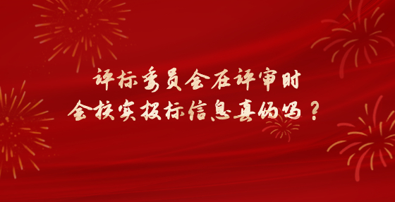 评标委员会在评审时会核实投标信息真伪吗？